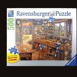 Ravensburger Dad's Shed Jigsaw Puzzle, 500 Pieces